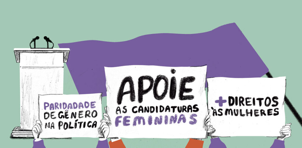 Arte - Por mais mulheres na política Gustavo Nascimento